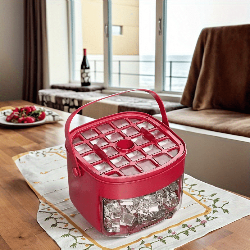 Large Capacity Ice Maker Food-Grade Material for Summer Drinks and Cocktails