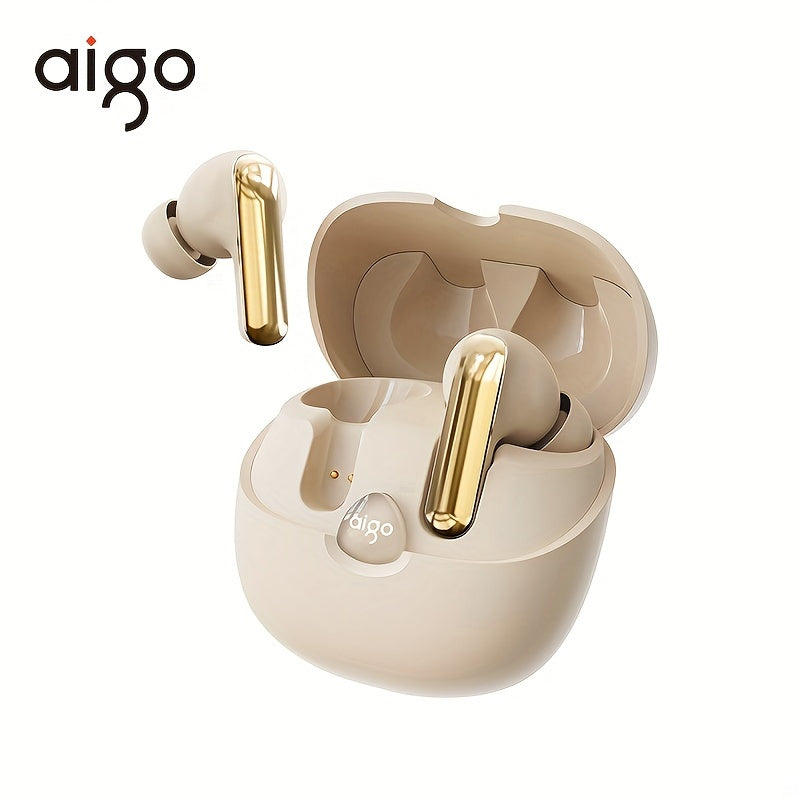Aigo 5.4 Беспроводные наушники с микрофоном, TWS Спортивные наушники, LED Дисплей, Идеальный подарок