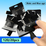 Conjunto de 120/20 mangas de fibra de carbono para dedos de juego, a prueba de sudor, antideslizantes, transpirables, ligeras para juegos en móvil