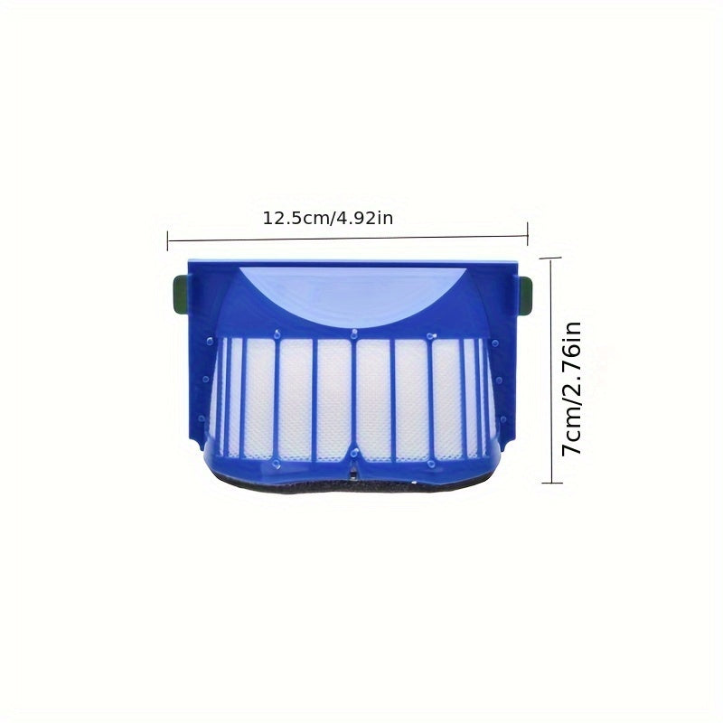6-Pack Vacuum Cleaner Filters for 600/500 Series Robots, Durable Plastic