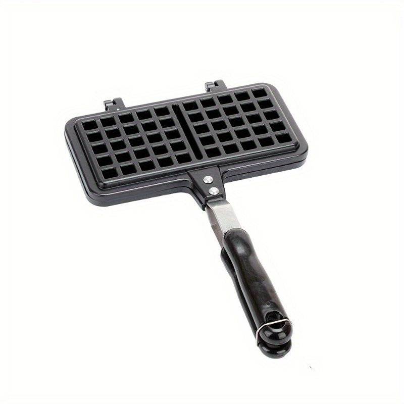 Yopishmaydigan ikki tomonlama vafli tayyorlagich, oson tozalash uchun alyuminiy pan, pechka ustida nonushta pishirish va oilaviy yig'ilishlar uchun ideal. Portativ va teng issiqlik taqsimotini ta'minlaydi.