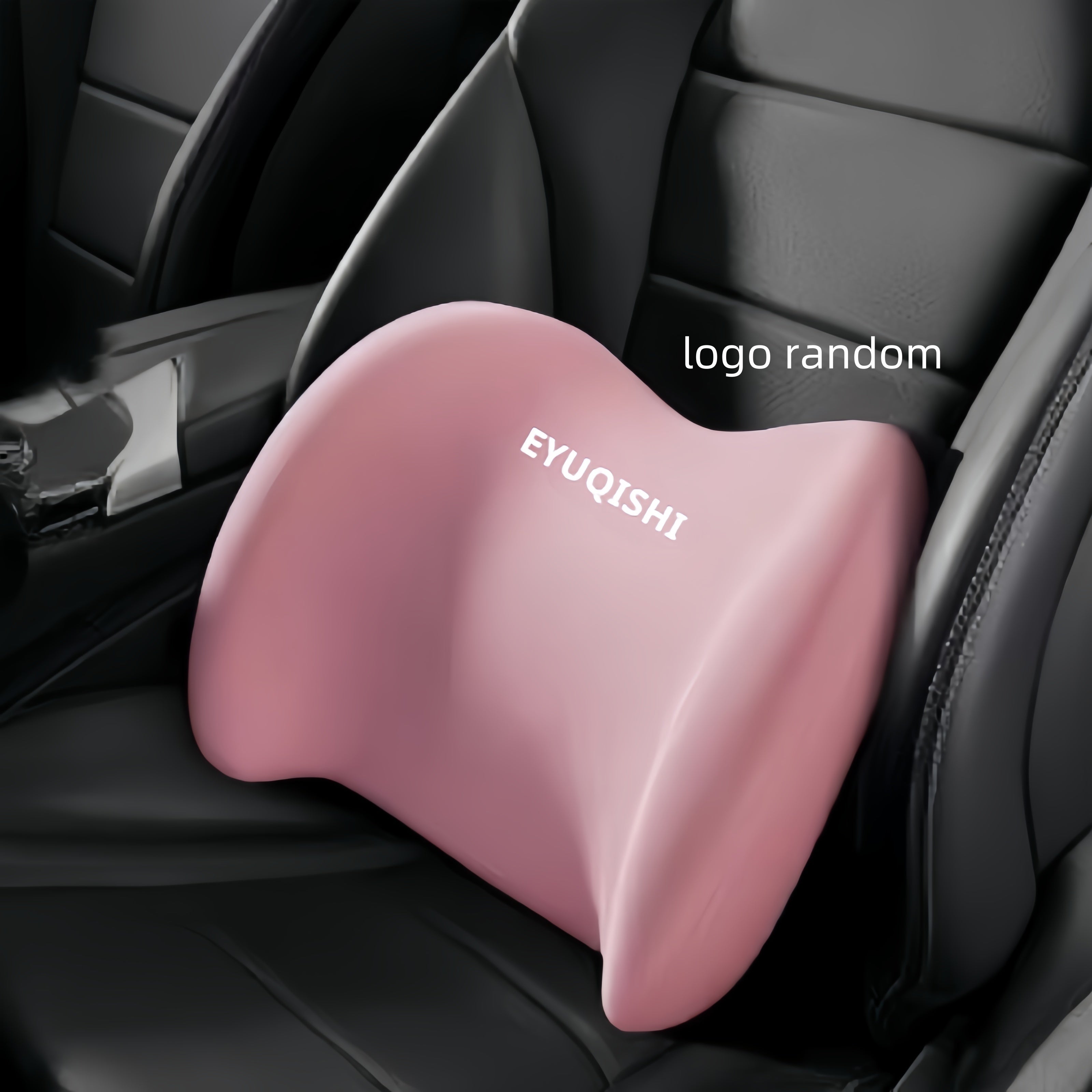 Memory Foam Car Headrest and Lumbar Support Pillow Breathable Synthetic Fiber