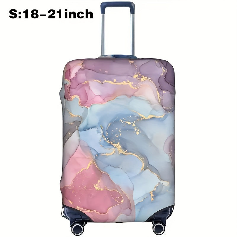 Cartoon Patterned Elastic Luggage Cover for Travel Suitcase or Duffle Case