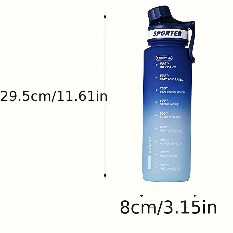33.81Oz Portable Water Bottle for Sports Outdoor Activities