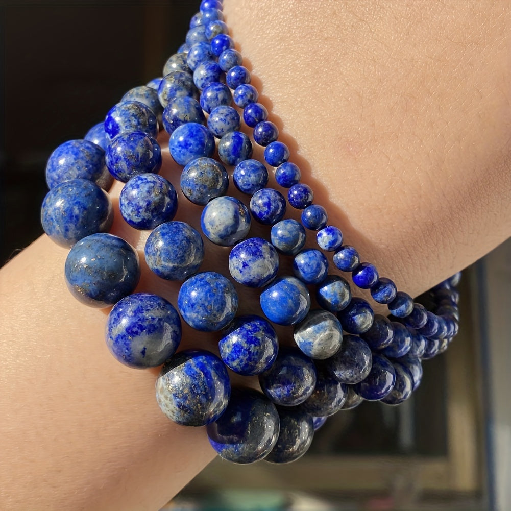 Natural Lapis Lazuli Beads 4/6/8/10/12mm Round Jewelry Making Supplies