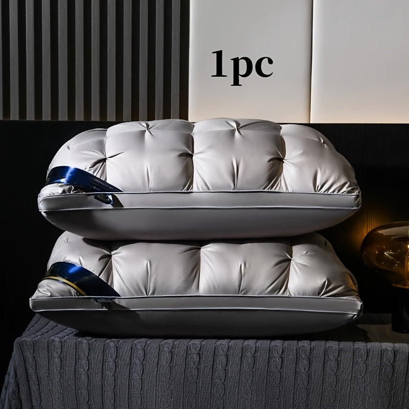 Пуховик высокого качества для роскошных отелей, 48,01X73,99 см, поддержка шеи для глубокого сна, антиколлапсирующий высокий подушка с мягким наполнителем из 100% полиэфирного волокна - многофункциональный и идеальный для хорошего сна.