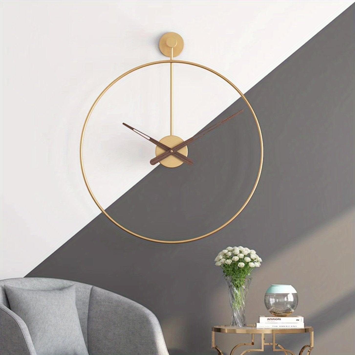 Uy sharoitlari uchun bolalar xonasi devor soati 40cm yoki 50cm, shovqinsiz, san'at bezak sovg'asi