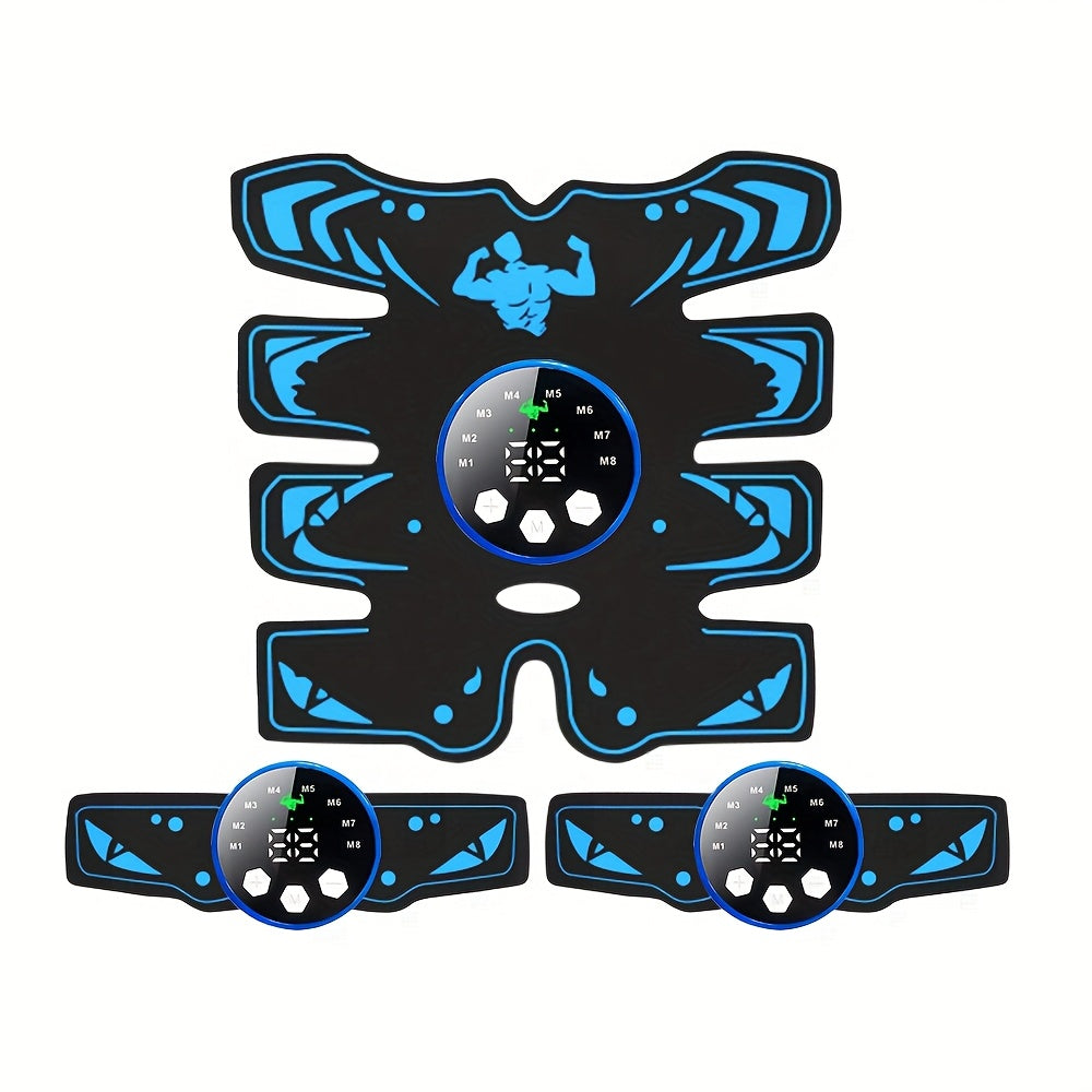 Массажный пояс с USB-зарядкой, 8 режимов и 29 уровней интенсивности. Интеллектуальное таймерное управление, подходит для домашнего массажа и является отличным подарком. Можно использовать по всему телу.