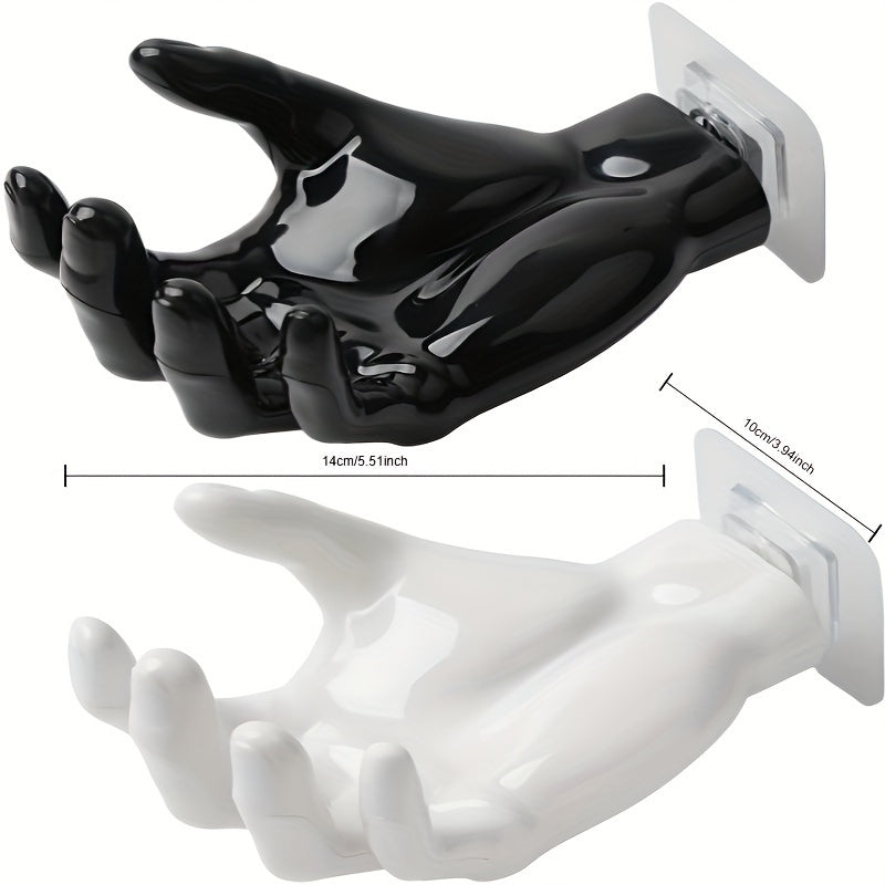 Uyda kalitlar va quloqchinlar uchun kuchli, burgusiz, iz qoldirmaydigan saqlash uchun palma shaklidagi yopishqoq devor osgichi.