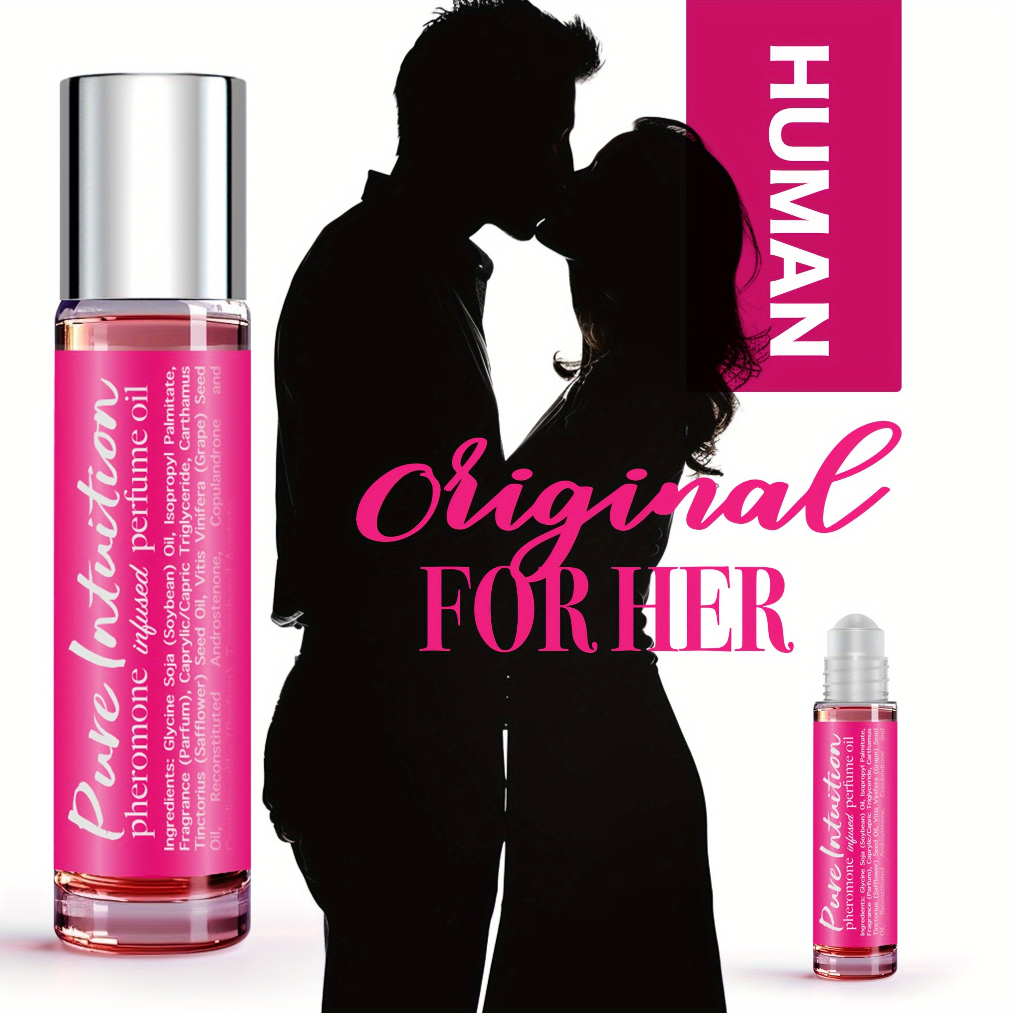 Alcohol-Free Pheromone Perfume Oil Cologne for Men 10ml TSA Approved
