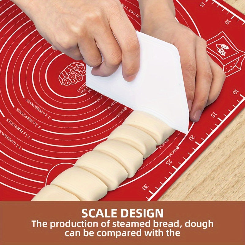 Non-Stick Baking Mat with Measurements, Food-Safe Kneading Board for Dough