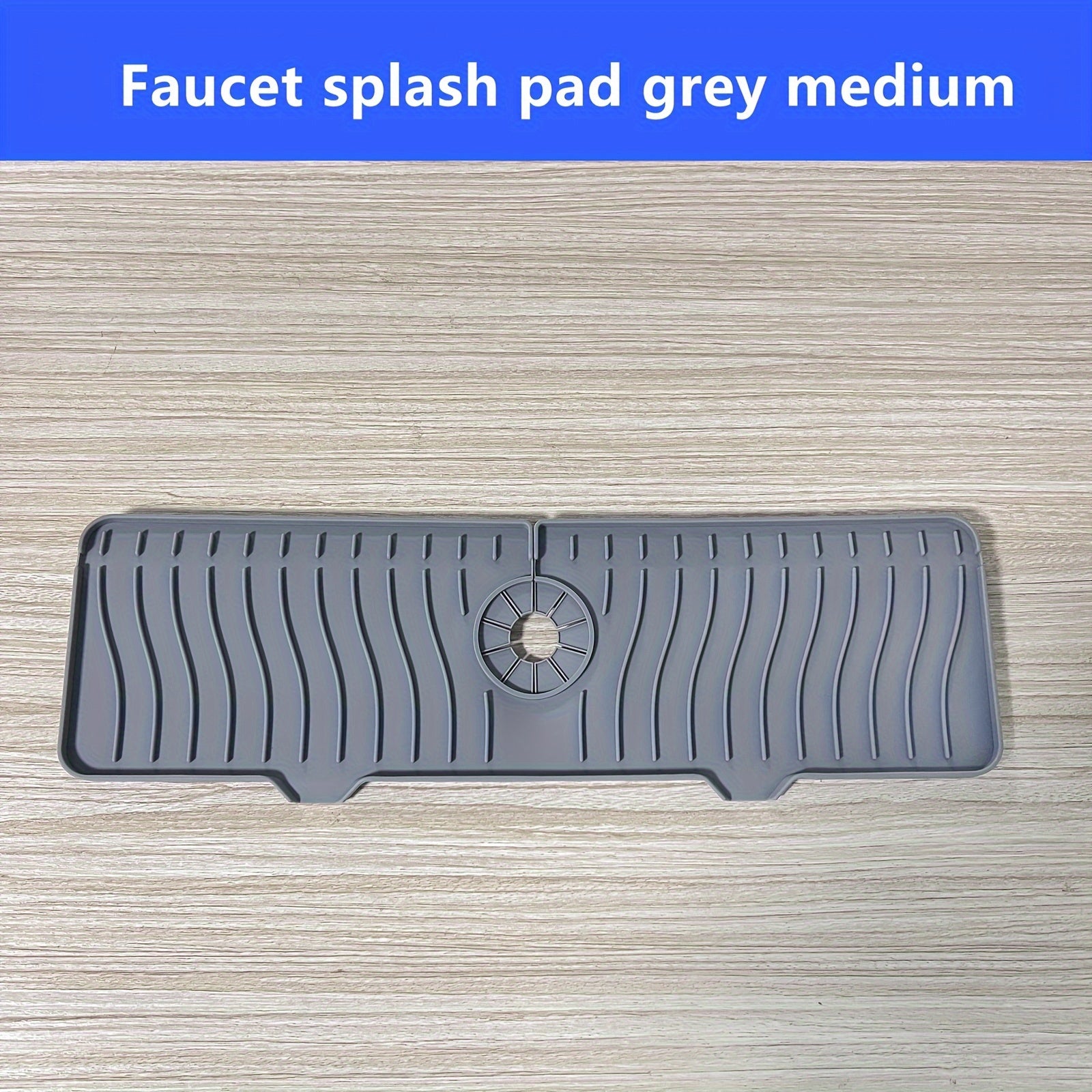 Silicone Drain Mat for Sink, Anti-Slip, Waterproof, Easy to Clean