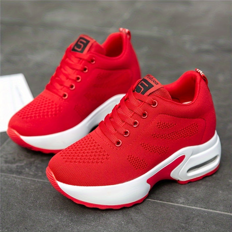 Women's Mesh Low Top Sneakers Lightweight Breathable Casual Shoes Black and White