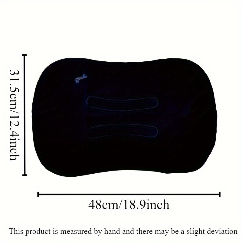 Inflatable Travel Pillow for Camping and Car Sleep Lightweight Compact Soft Cover