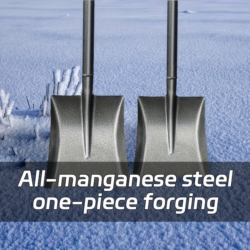Heavy-Duty Manganese Steel Garden Shovel for Planting Weeding and Soil Transplanting