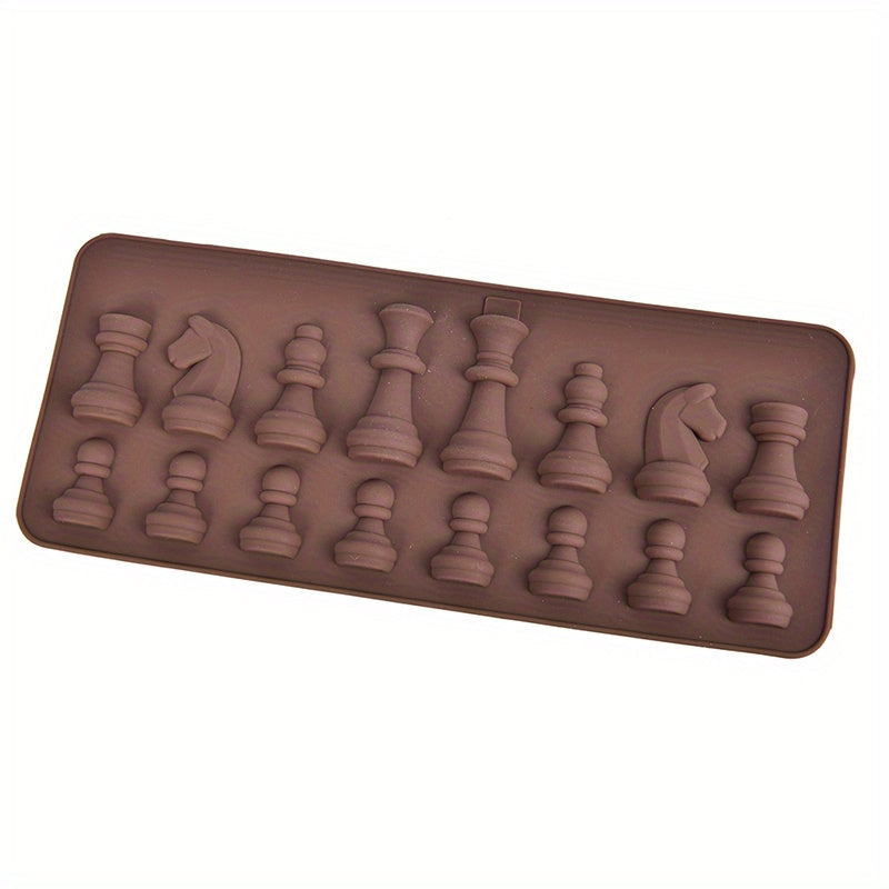 Chess Chocolate Mold 3D Silicone for Candy, Fondant, Biscuits, Baking Tools