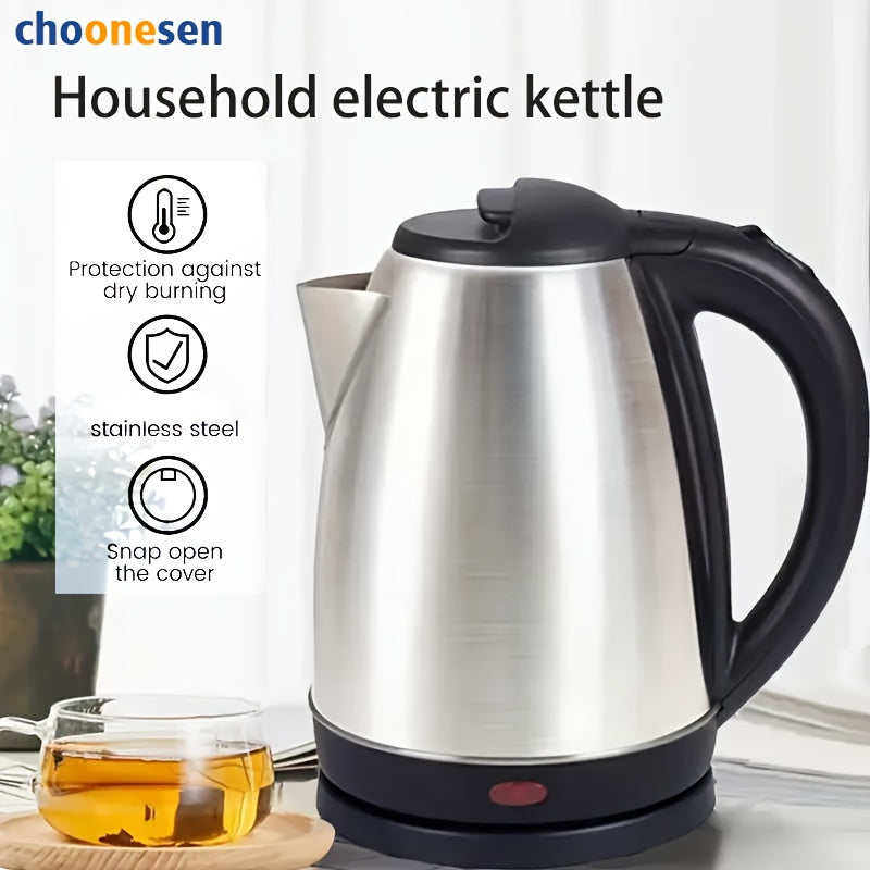 Stainless Steel Electric Kettle, Fast Heating, 220-240V, Compact, Durable
