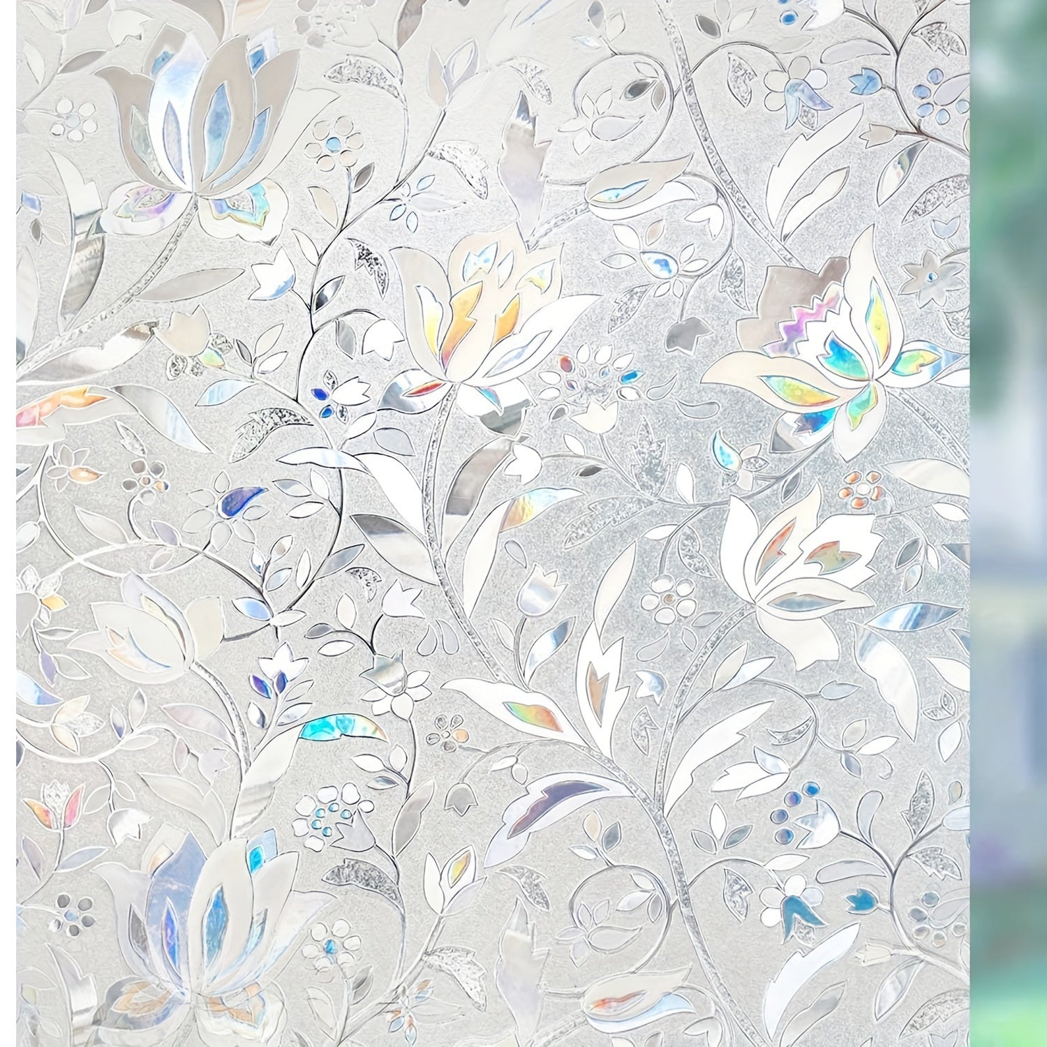 Frosted Glass Window Film Static Clings Privacy Home Decor 1 Piece