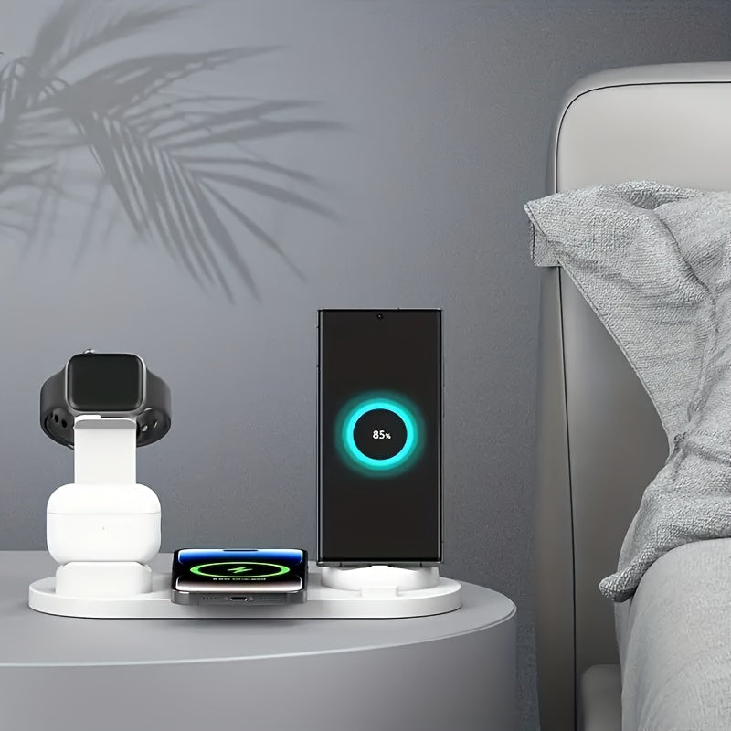 3-in-1 Wireless Charging Station for iPhone, AirPods, Samsung Galaxy