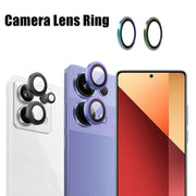 3D Metal Camera Lens Protector for Redmi Note 13 Series with Tempered Glass Cap