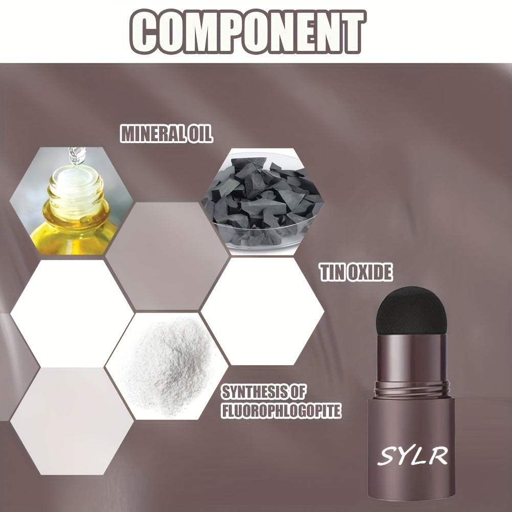 Unisex Waterproof Root Cover Up Powder Natural Black Brown Travel Contour Stick