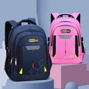 Large Capacity Multi-Layer Nylon Backpack for Students with Side Bottle Pocket