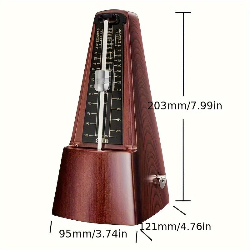 Mechanical Metronome for Musicians Durable ABS Construction Suitable for Guitar Piano Violin Guzheng
