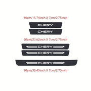 Car Interior Carbon Fiber Stickers for Foot Pedals and Door Thresholds