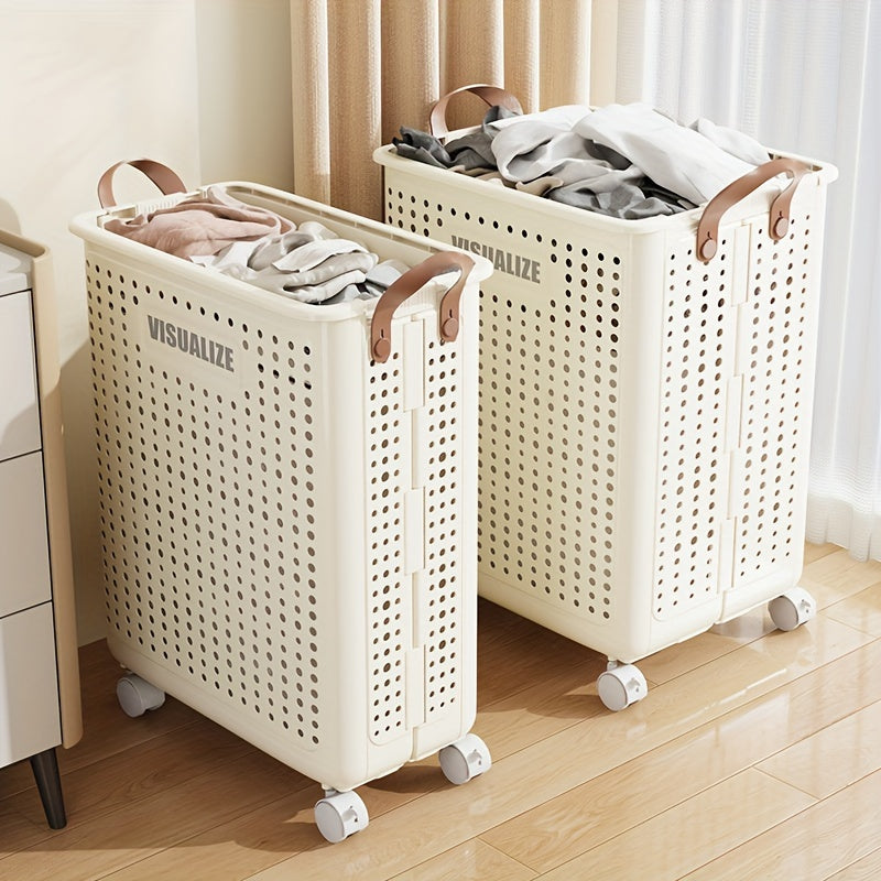 Large Capacity Breathable Laundry Basket for Home Bathroom Storage