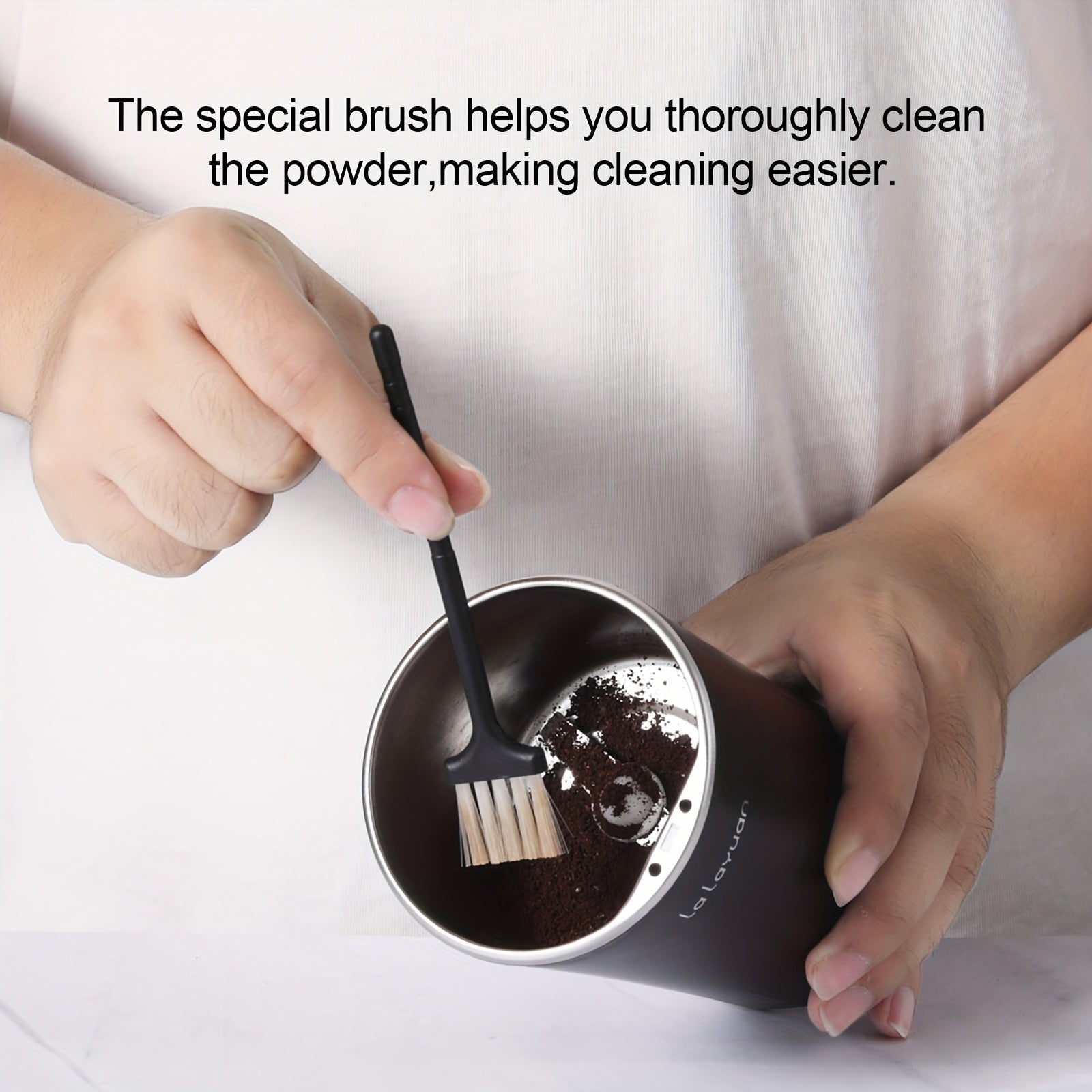 Electric Coffee Bean Grinder 200W, 12-Cup Capacity, Multifunctional Food Processor