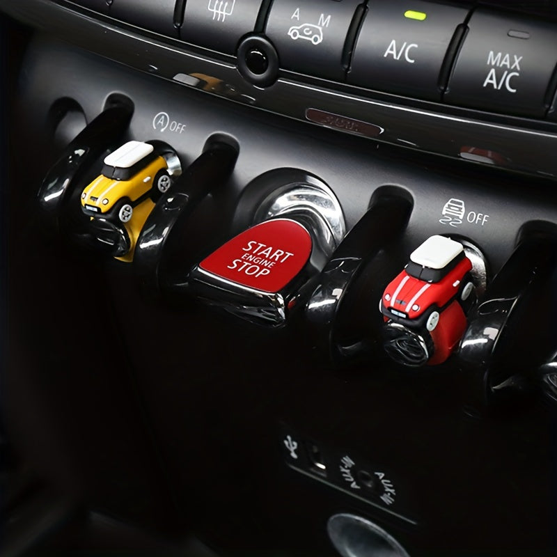 Universal Car Interior Decoration Central Control Button Cover Ring Silicone Car Interior Accessory