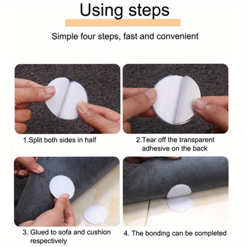 15 Pairs Non-Slip Carpet and Sofa Grippers for Home and Office Use