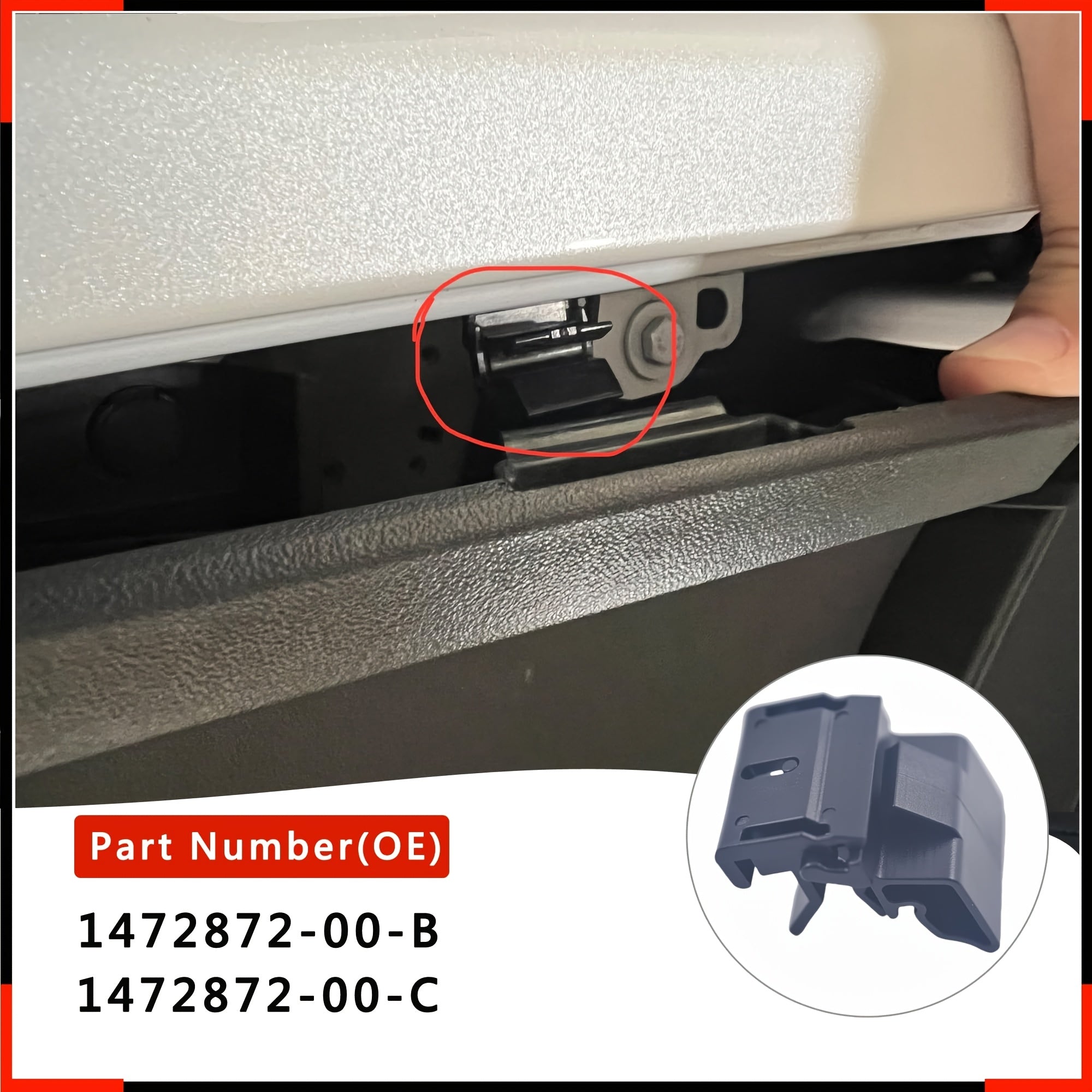 10/20pcs Clips para coche para Tesla Model 3 y Y soporte de cubierta del maletero del motor