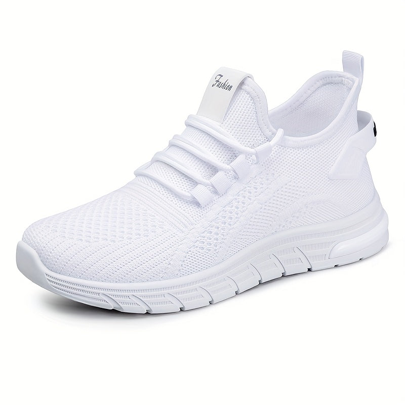 Ayollar uchun engil slip-on sport poyabzali, nafas oladigan tarmoq materialli, pastki yuqori qism