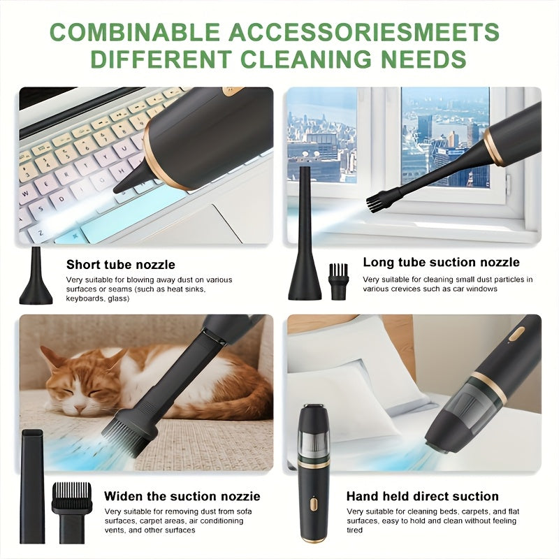Handheld Vacuum Cleaner Wireless Dual-Purpose Car and Household Dust Remover