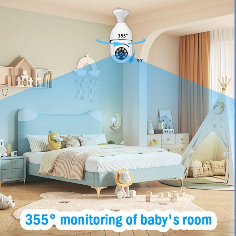 Indoor WiFi Security Camera 480P Pan-Tilt Night Vision Motion Detection