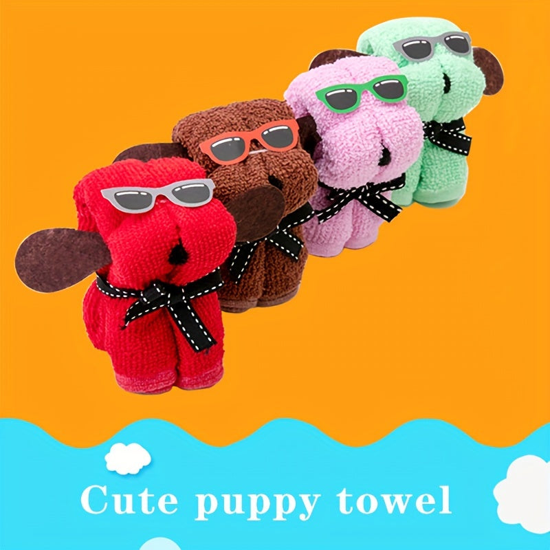 Cute Puppy Towels for Bridesmaids Birthday Holiday Celebration Gifts Packaged