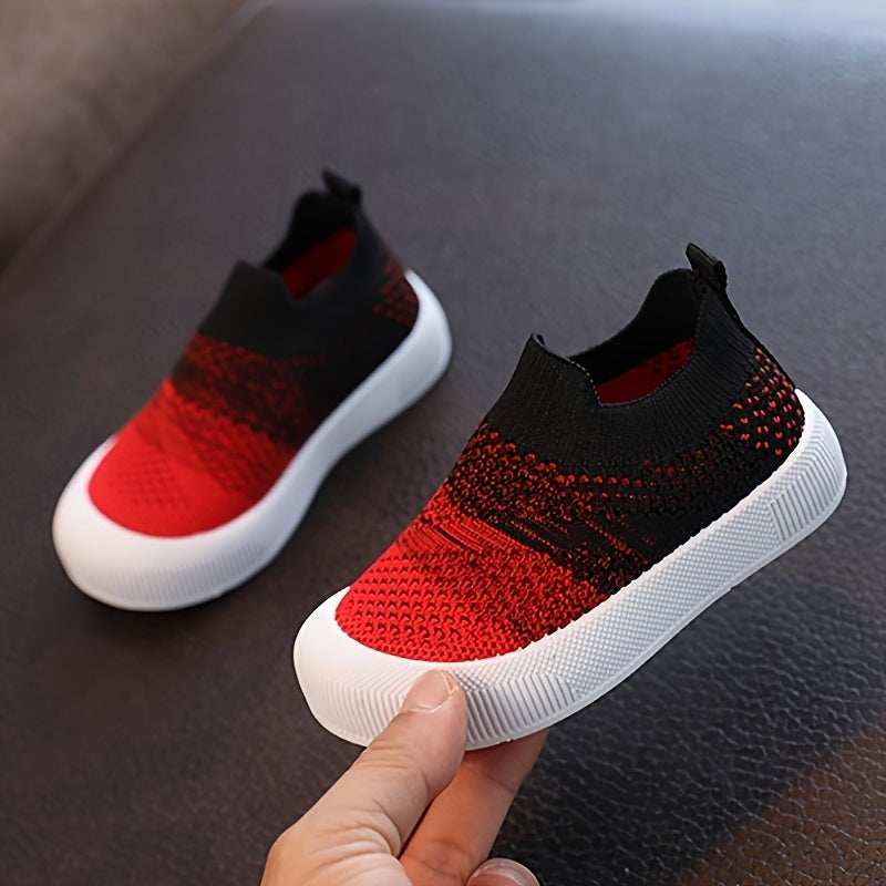Мужские и женские дышащие тканевые кроссовки-слепоны для весны и осени