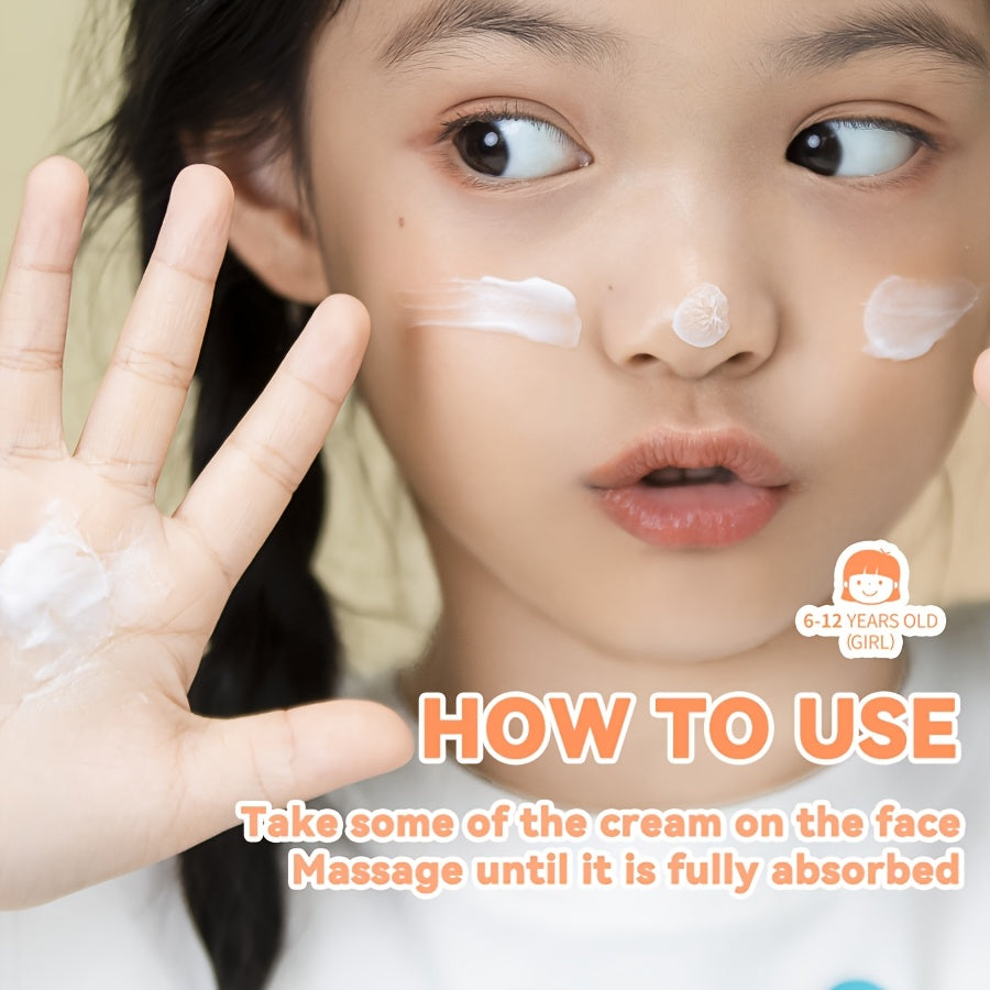 Детский крем для лица для девочек 6-12 увлажняющий увлажняющий 50 г зимний уход за кожей