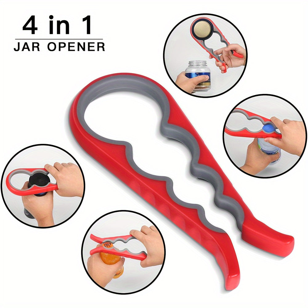 Multi-Function Kitchen Opener for Seniors with Arthritis Non-Slip Grip
