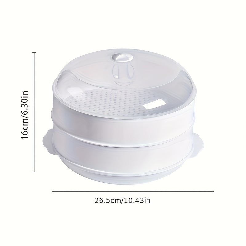 Микроволновая печь- пароварка с паровой подушкой, водонепроницаемая, многоуровневая, быстрое нагревание