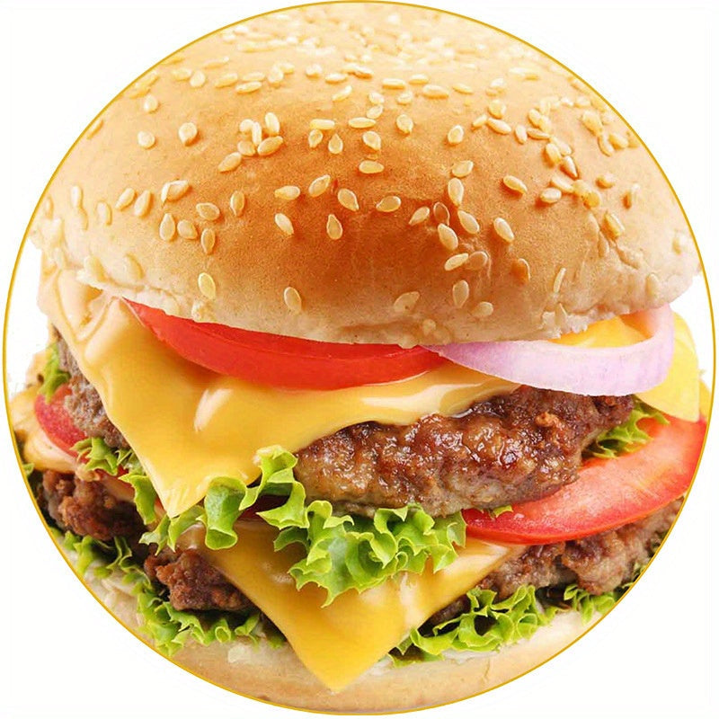 Round Flannel Throw Blanket for Couch Sofa Bed Camping Travel Soft Warm Multi-Purpose Gift