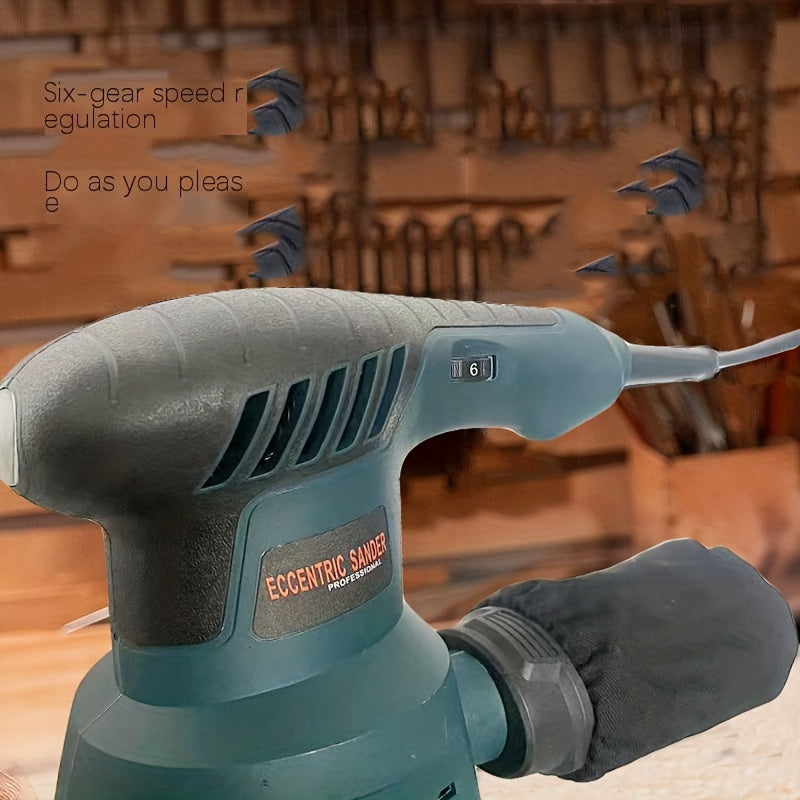 Lijadora eléctrica con control de velocidad para alisado plano de yeso y muebles de madera
