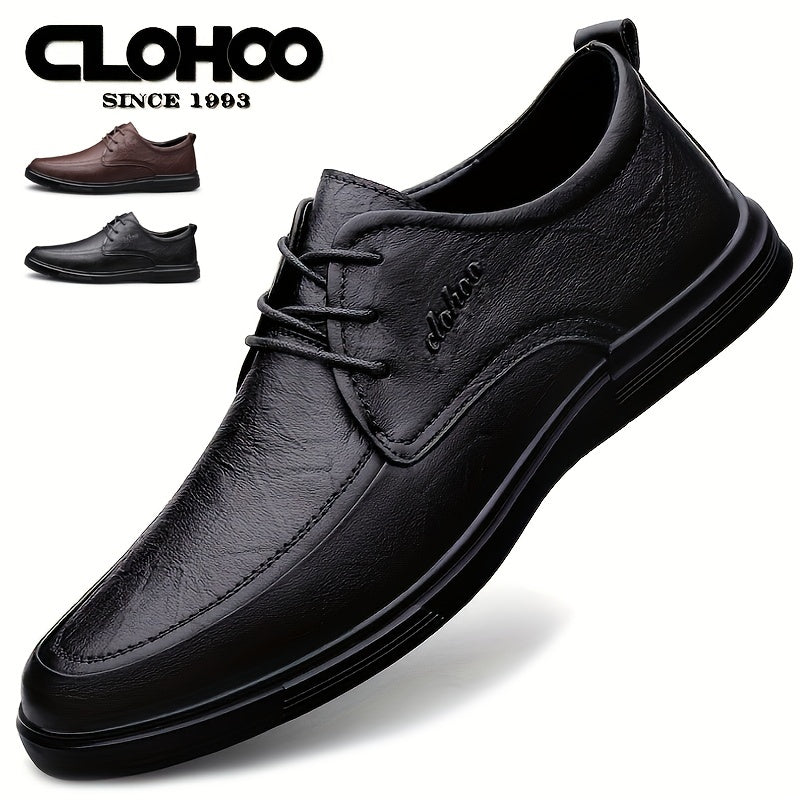 Men's Casual Dress Shoes Leather Rubber Sole Business Office Spring Summer Autumn