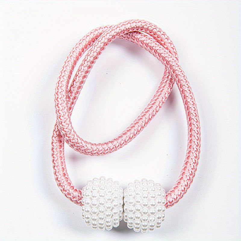 Magnetic Curtain Tiebacks Set for Securing Curtain Ropes Home Office Decor