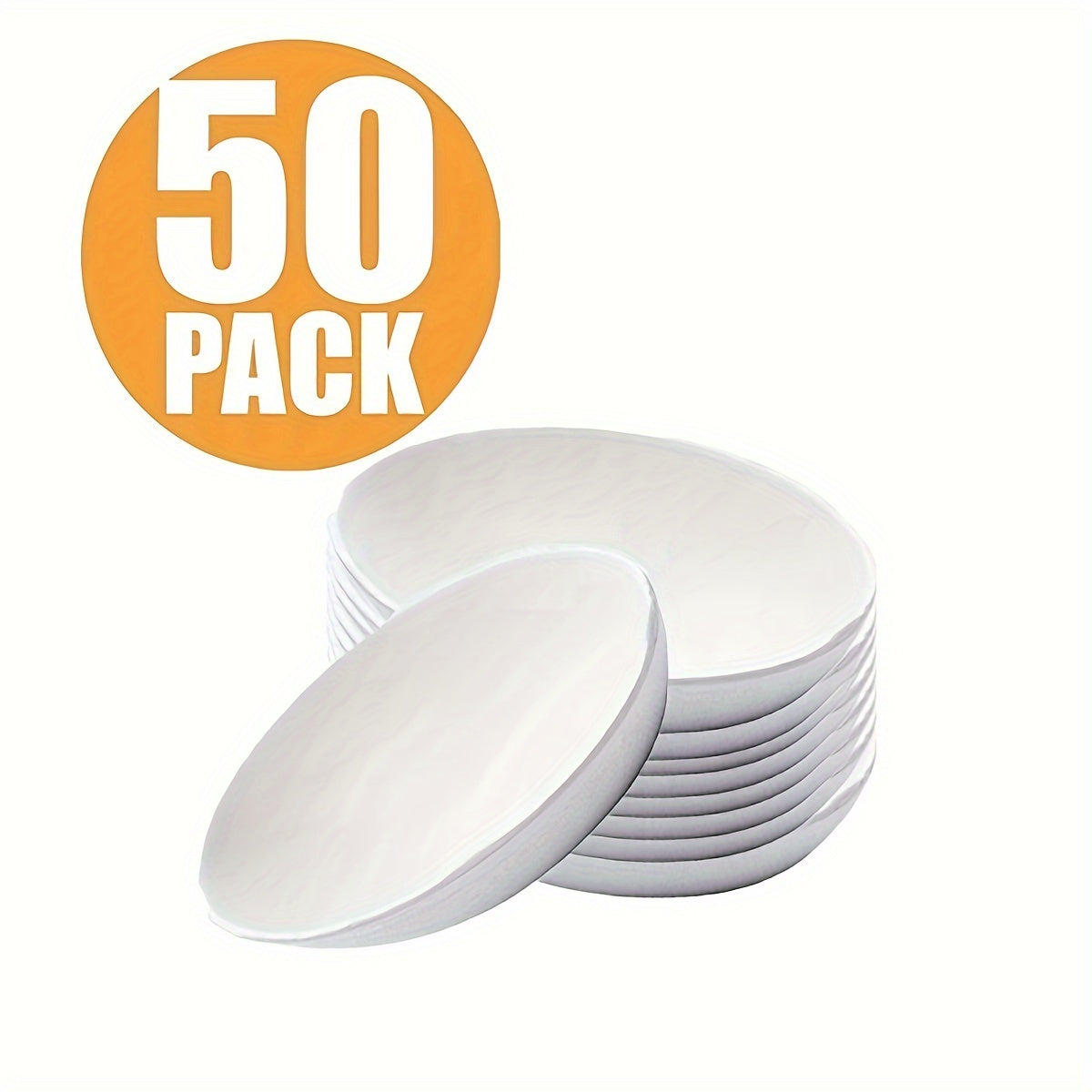 Disposable Egg Shaped Bowls 50 Pieces Sugarcane Slag 7.62cm for Serving Seasonings