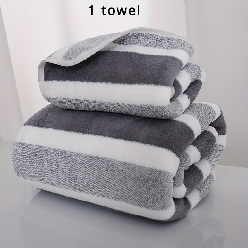 Absorbent Rectangular Towel with Bohemian Braided Stripes and Music Theme for Daily Use