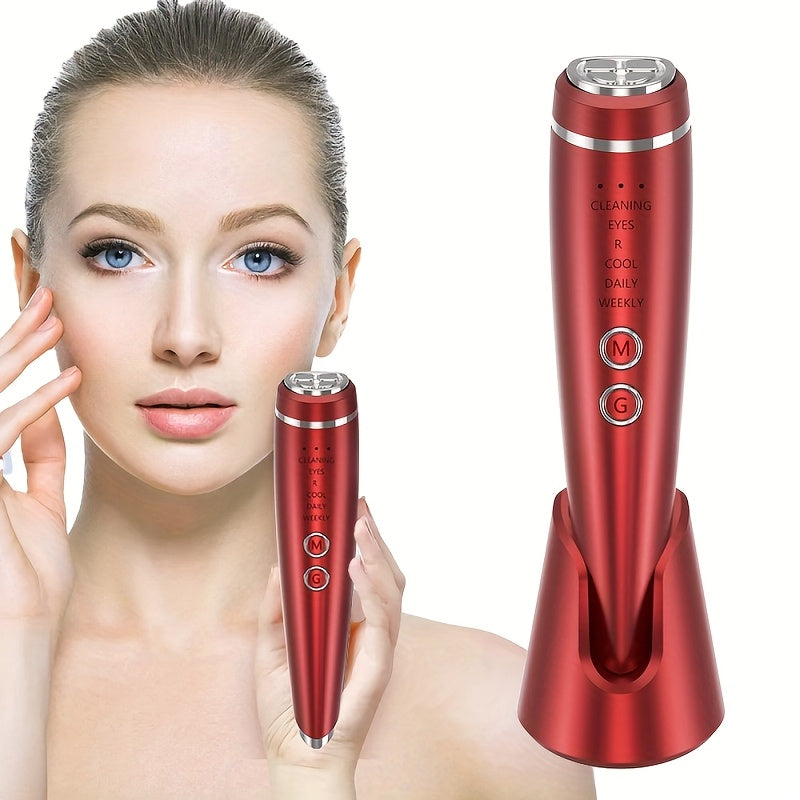 Multifunctional Facial and Neck Massage Device Rechargeable 6-in-1 Beauty Tool for Gifting