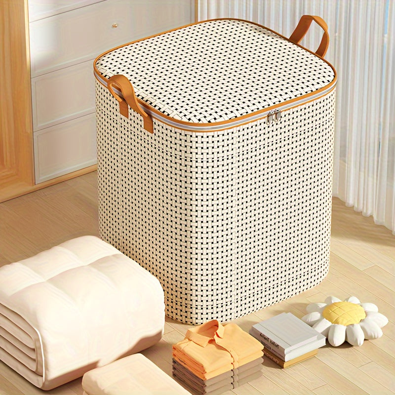 Large Waterproof Storage Bag for Clothes and Quilts Moisture-Resistant Plastic Organizer