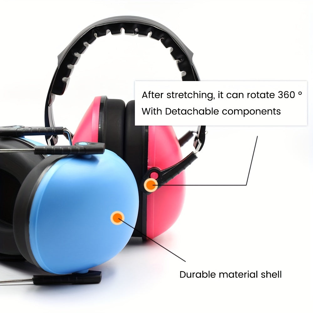 Adult Noise Reduction Earmuffs with Adjustable Hearing Protection